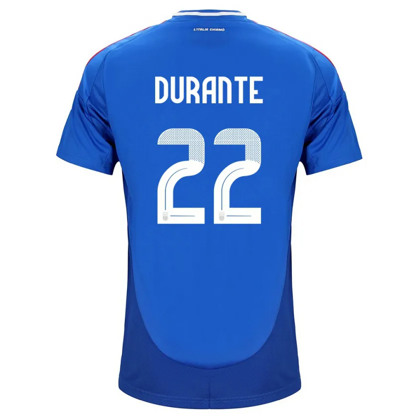 Danxen Damen Italien Francesca Durante #22 Blau Heimtrikot Trikot 24-26 T-Shirt Schweiz