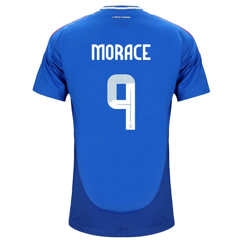 Danxen Damen Italien Carolina Morace #9 Blau Heimtrikot Trikot 24-26 T-Shirt Schweiz
