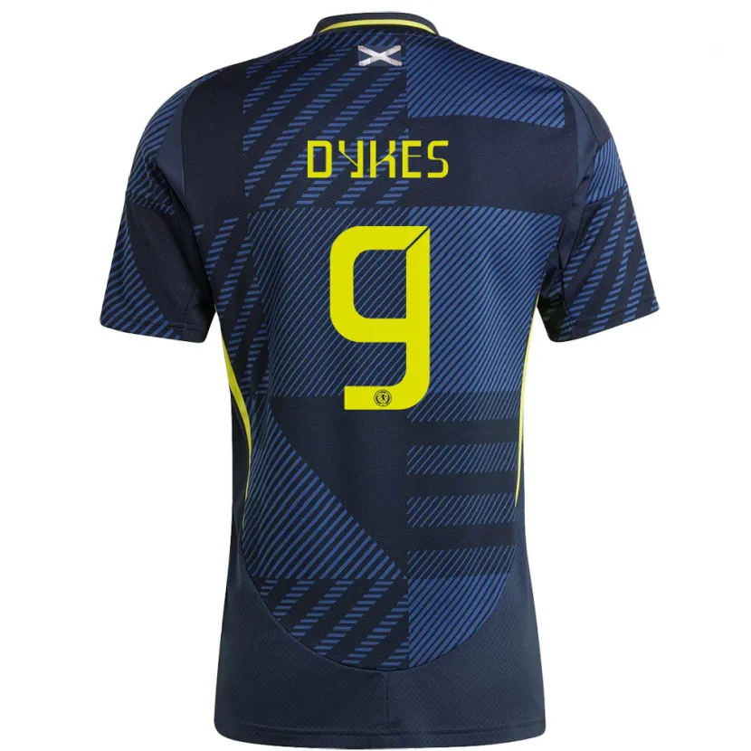 Danxen Damen Schottland Lyndon Dykes #9 Dunkelblau Heimtrikot Trikot 24-26 T-Shirt Schweiz