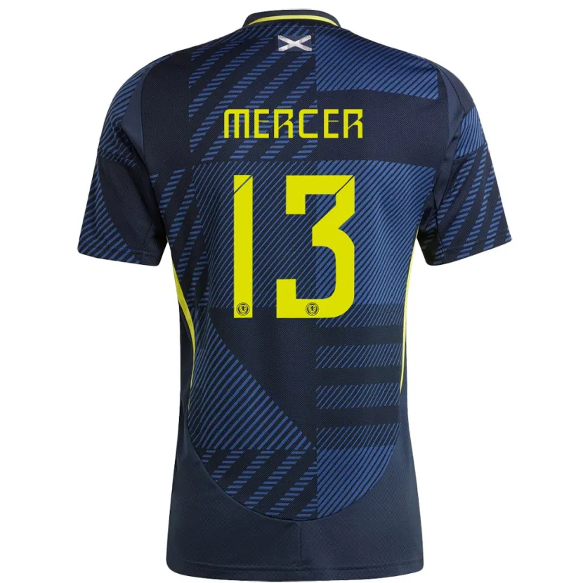 Danxen Damen Schottland Jamie Mercer #13 Dunkelblau Heimtrikot Trikot 24-26 T-Shirt Schweiz