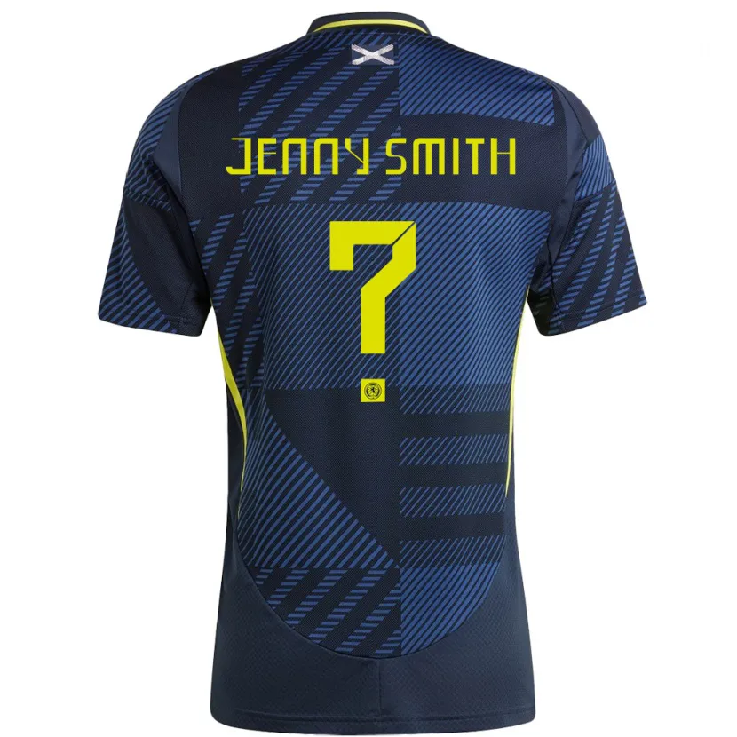 Danxen Damen Schottland Jenny Smith #0 Dunkelblau Heimtrikot Trikot 24-26 T-Shirt Schweiz