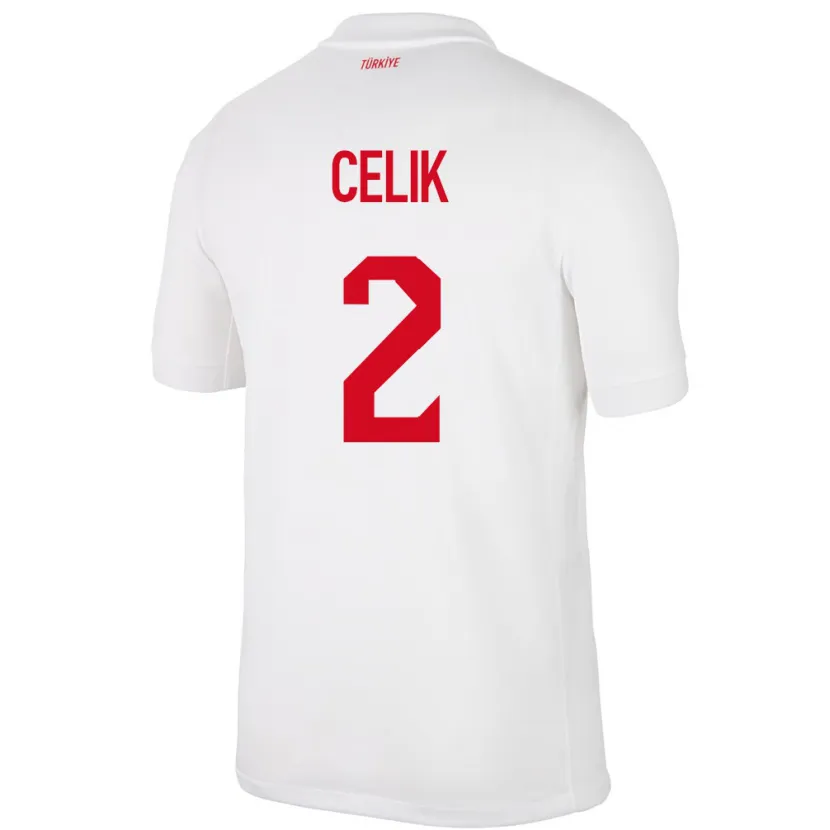 Danxen Damen Türkei Zeki Çelik #2 Weiß Heimtrikot Trikot 24-26 T-Shirt Schweiz