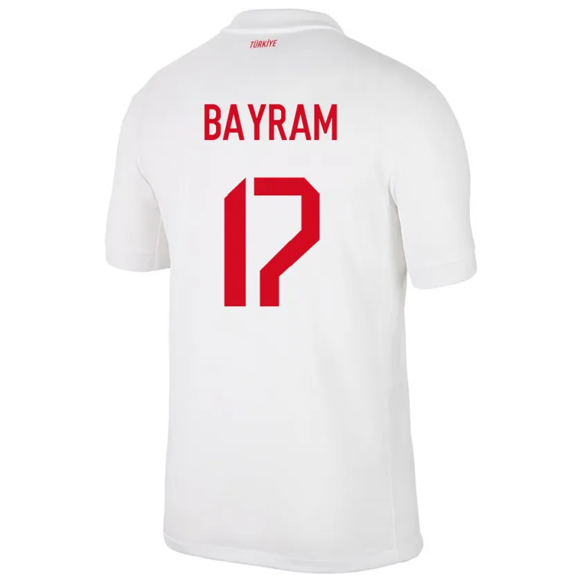 Danxen Damen Türkei Abdurrahman Bayram #17 Weiß Heimtrikot Trikot 24-26 T-Shirt Schweiz