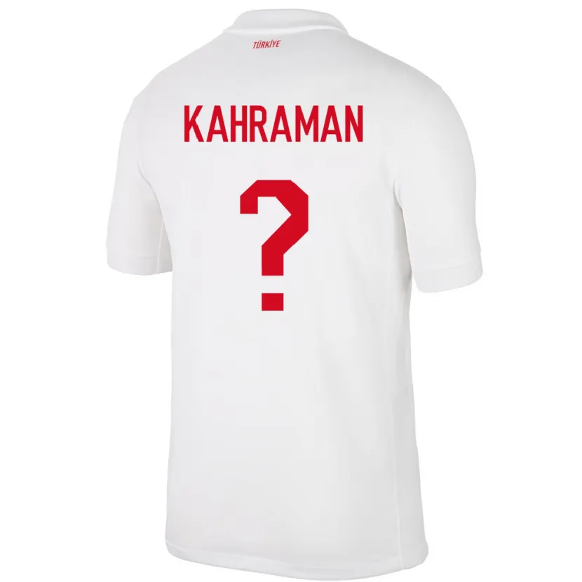 Danxen Damen Türkei Osman Kahraman #0 Weiß Heimtrikot Trikot 24-26 T-Shirt Schweiz