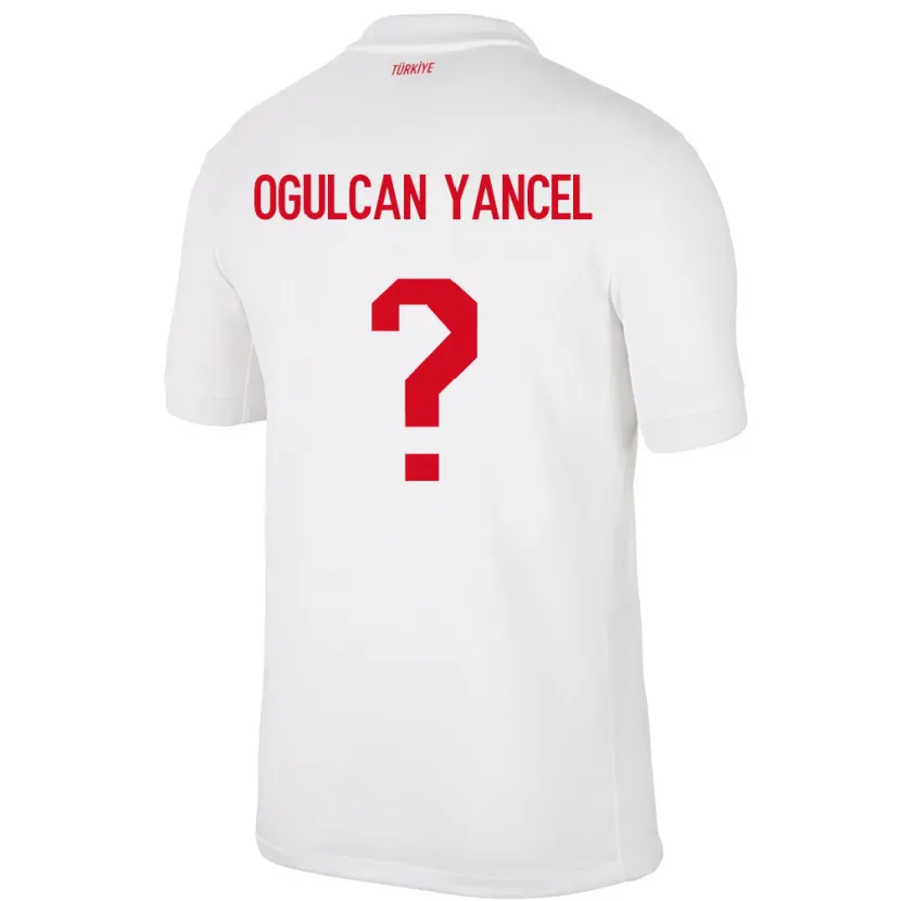 Danxen Damen Türkei Necati Oğulcan Yançel #0 Weiß Heimtrikot Trikot 24-26 T-Shirt Schweiz