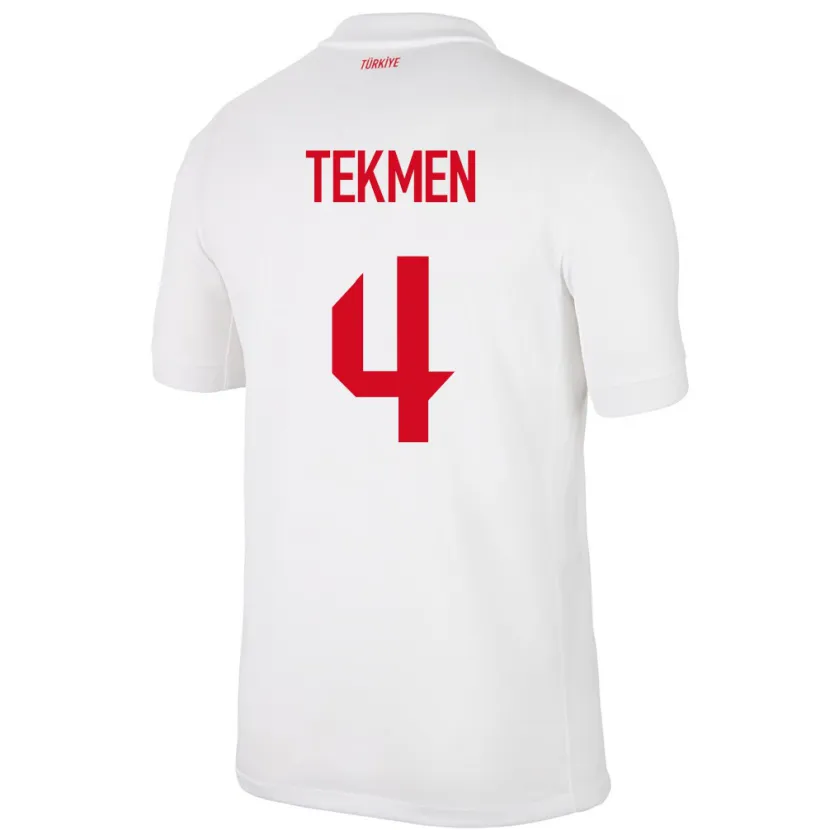 Danxen Damen Türkei Ece Tekmen #4 Weiß Heimtrikot Trikot 24-26 T-Shirt Schweiz