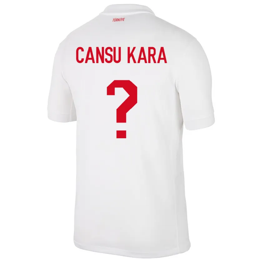 Danxen Damen Türkei İlayda Cansu Kara #0 Weiß Heimtrikot Trikot 24-26 T-Shirt Schweiz