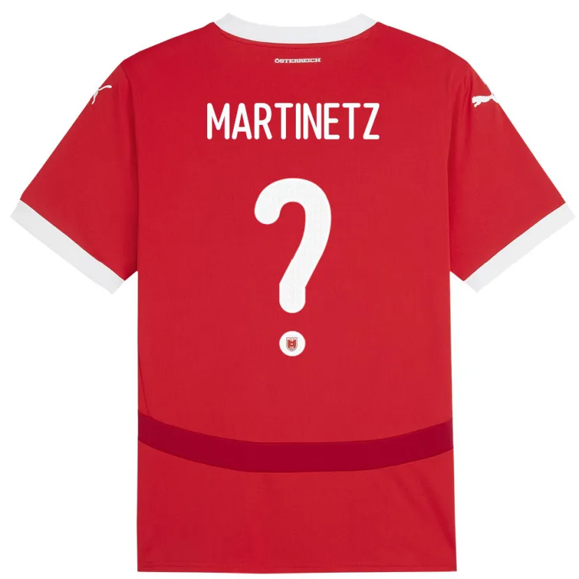 Danxen Damen Österreich Gregor Martinetz #0 Rot Heimtrikot Trikot 24-26 T-Shirt Schweiz