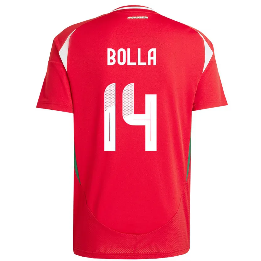 Danxen Damen Ungarn Bendegúz Bolla #14 Rot Heimtrikot Trikot 24-26 T-Shirt Schweiz