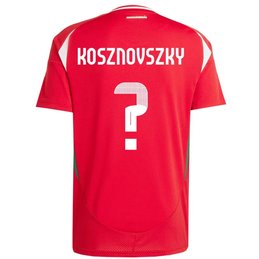 Danxen Damen Ungarn Márk Kosznovszky #0 Rot Heimtrikot Trikot 24-26 T-Shirt Schweiz