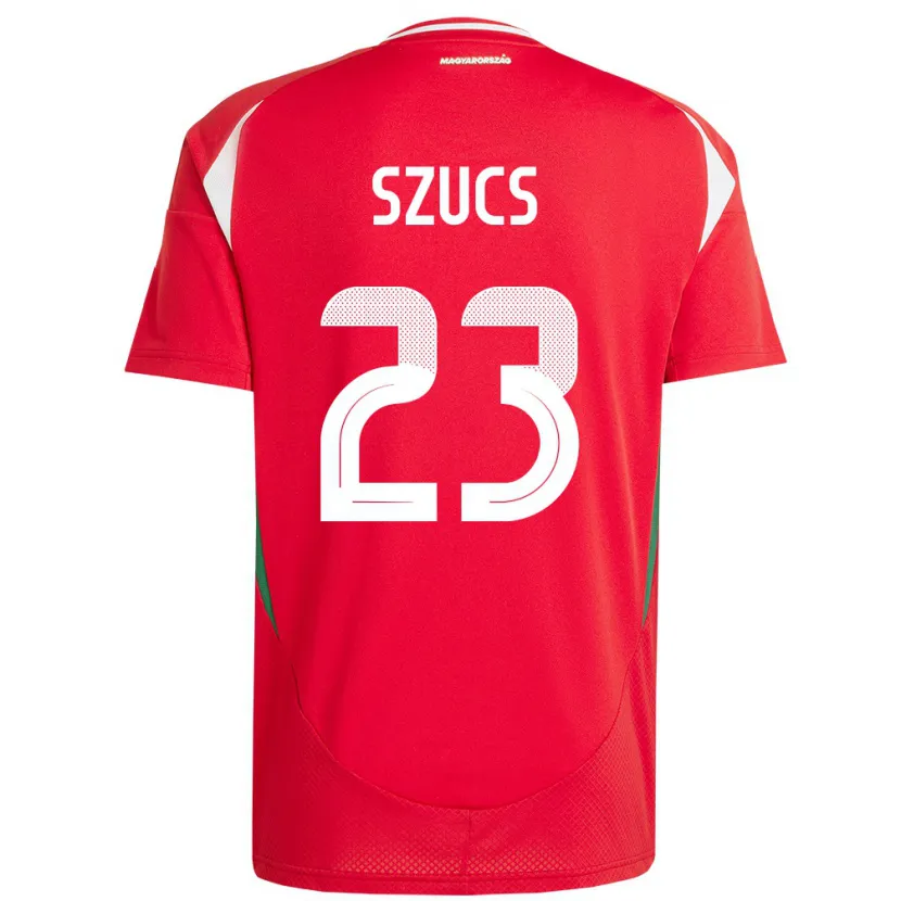 Danxen Damen Ungarn Tamás Szűcs #23 Rot Heimtrikot Trikot 24-26 T-Shirt Schweiz