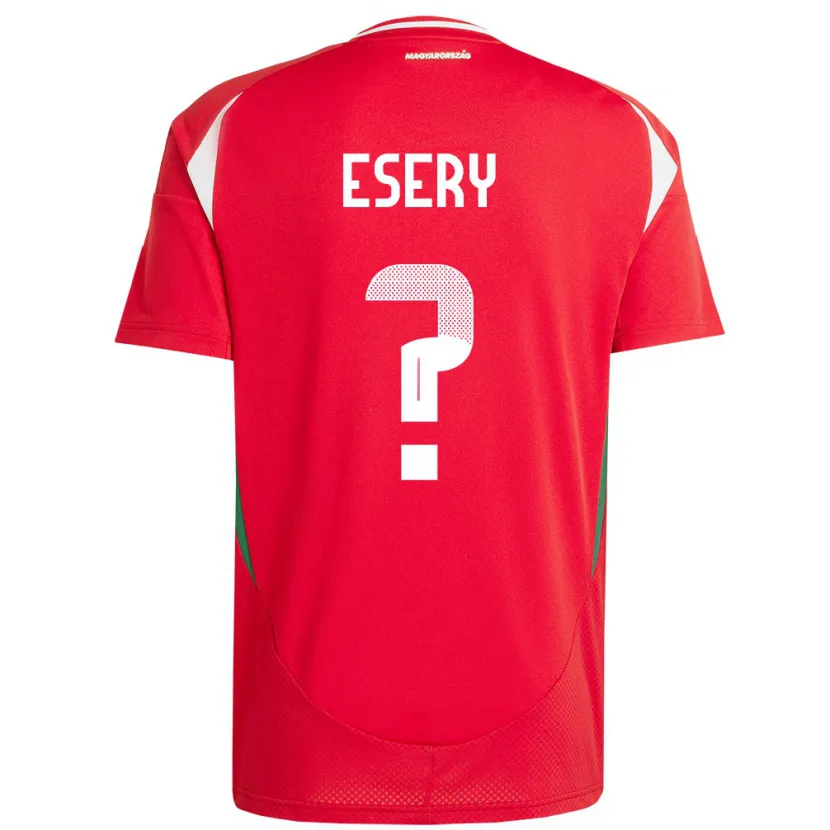 Danxen Damen Ungarn Desmond Esery #0 Rot Heimtrikot Trikot 24-26 T-Shirt Schweiz