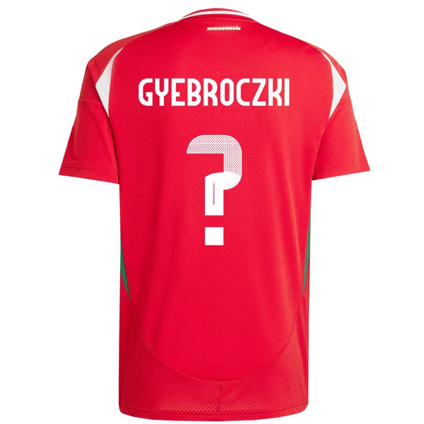 Danxen Damen Ungarn Dávid Gyebróczki #0 Rot Heimtrikot Trikot 24-26 T-Shirt Schweiz