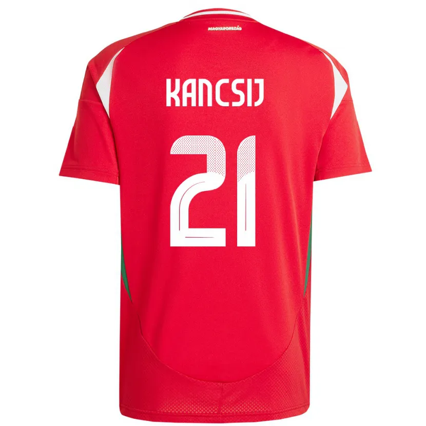 Danxen Damen Ungarn Artúr Kancsij #21 Rot Heimtrikot Trikot 24-26 T-Shirt Schweiz