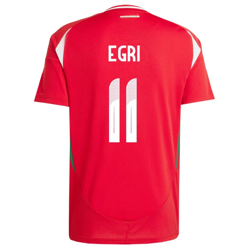 Danxen Damen Ungarn Imre Egri #11 Rot Heimtrikot Trikot 24-26 T-Shirt Schweiz