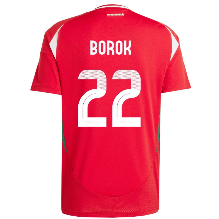 Danxen Damen Ungarn Dorina Borók #22 Rot Heimtrikot Trikot 24-26 T-Shirt Schweiz