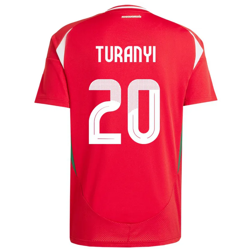 Danxen Damen Ungarn Lilla Turányi #20 Rot Heimtrikot Trikot 24-26 T-Shirt Schweiz
