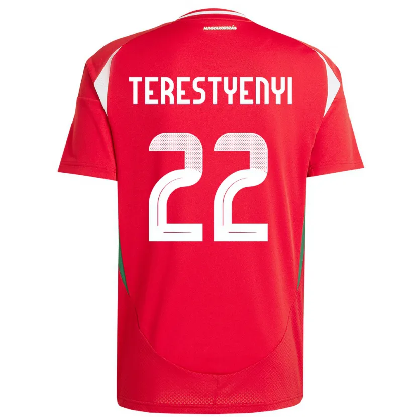 Danxen Damen Ungarn Anna Terestyényi #22 Rot Heimtrikot Trikot 24-26 T-Shirt Schweiz