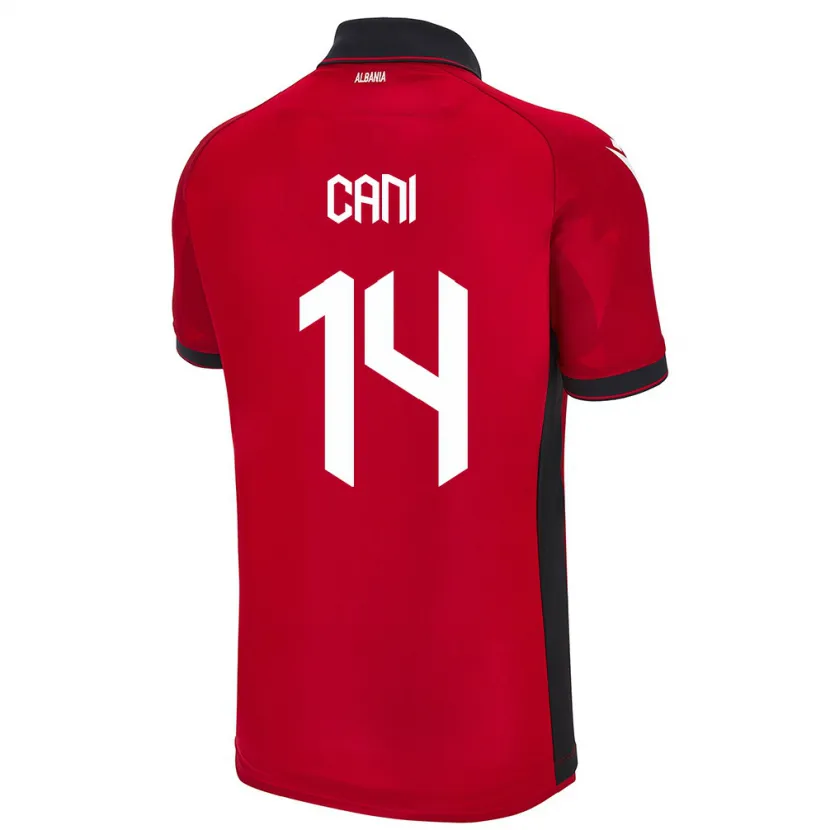 Danxen Damen Albanien Gabrian Cani #14 Rot Heimtrikot Trikot 24-26 T-Shirt Schweiz