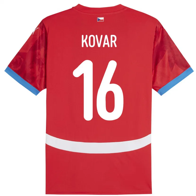 Danxen Damen Tschechien Matej Kovar #16 Rot Heimtrikot Trikot 24-26 T-Shirt Schweiz