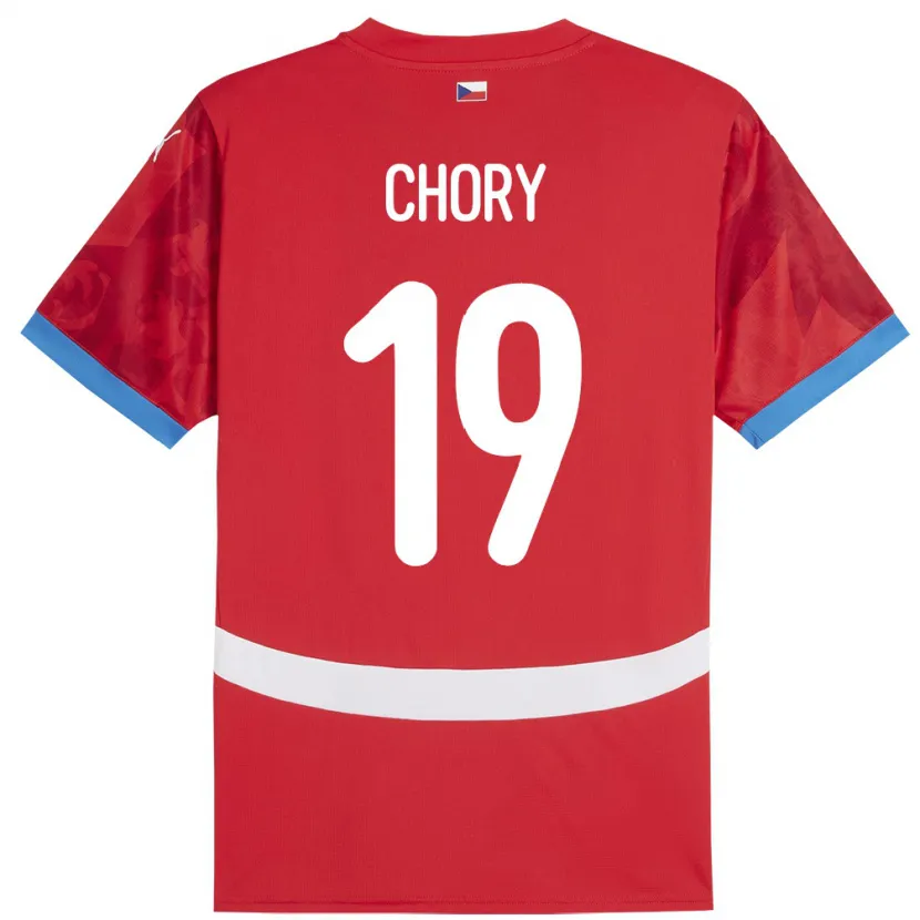 Danxen Damen Tschechien Tomas Chory #19 Rot Heimtrikot Trikot 24-26 T-Shirt Schweiz