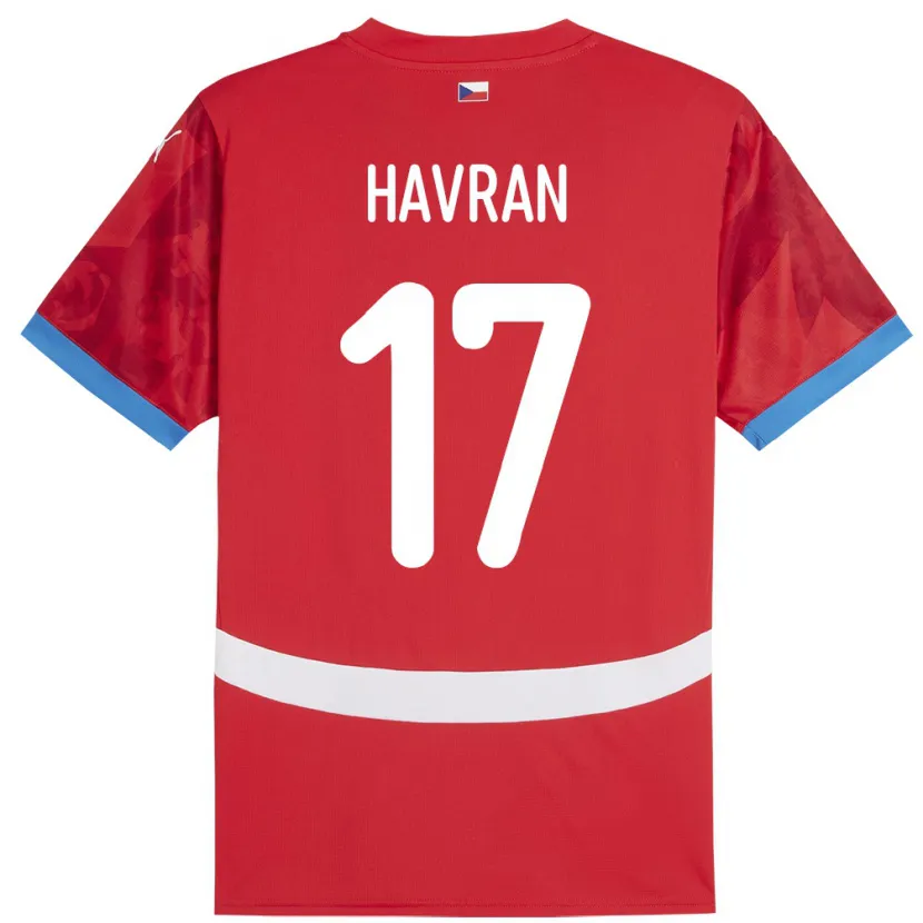 Danxen Damen Tschechien Marek Havran #17 Rot Heimtrikot Trikot 24-26 T-Shirt Schweiz