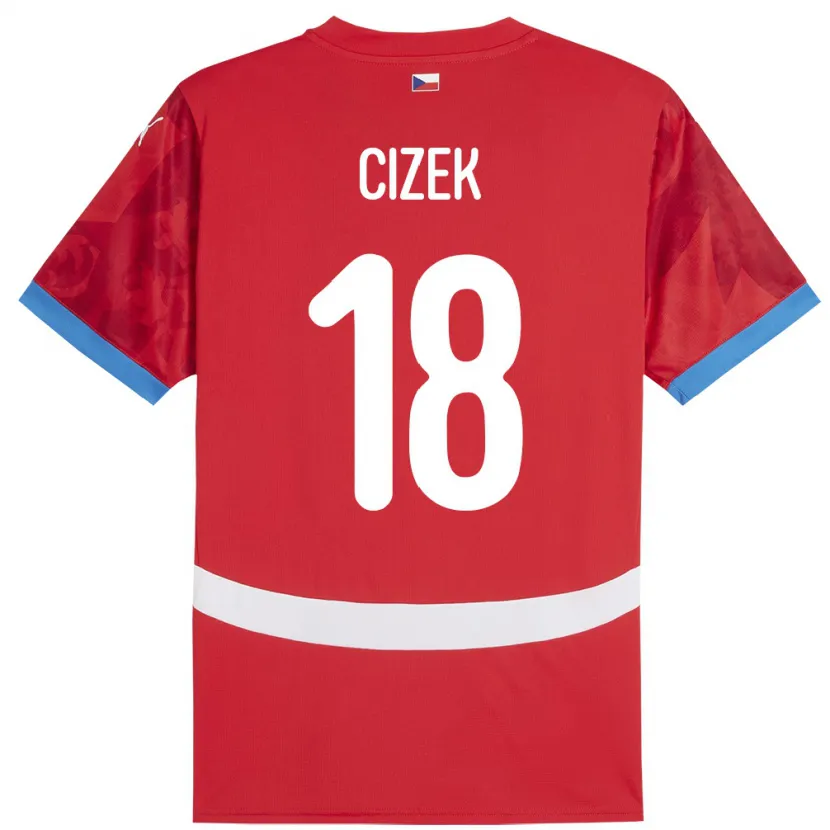 Danxen Damen Tschechien Krystof Cizek #18 Rot Heimtrikot Trikot 24-26 T-Shirt Schweiz