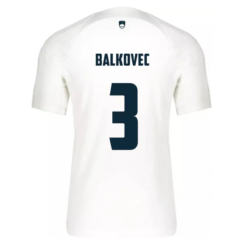 Danxen Damen Slowenien Jure Balkovec #3 Weiß Heimtrikot Trikot 24-26 T-Shirt Schweiz