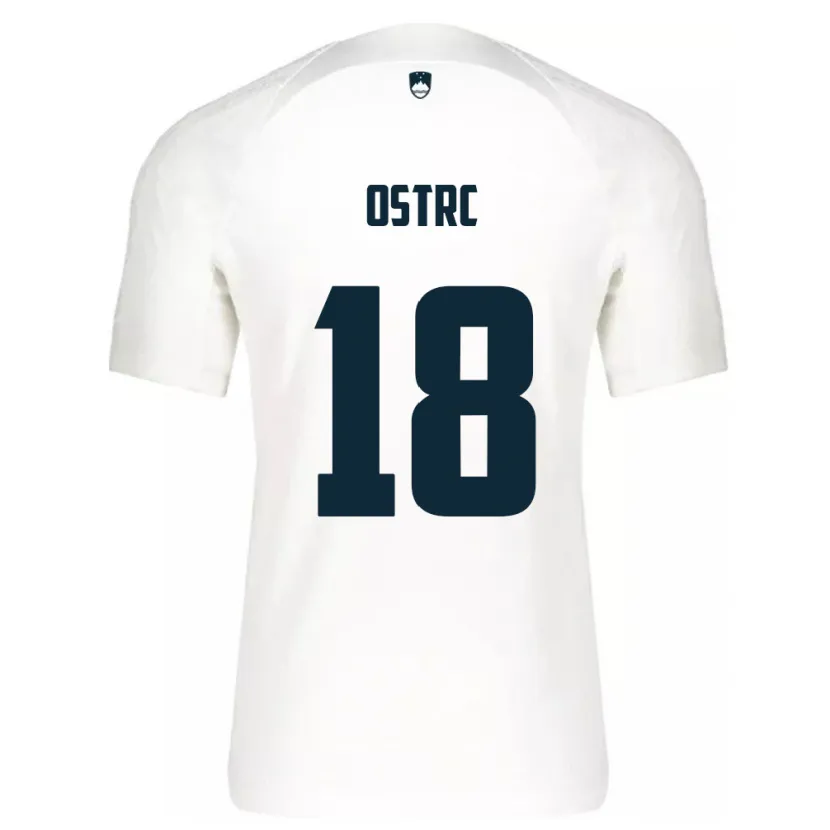 Danxen Damen Slowenien Enrik Ostrc #18 Weiß Heimtrikot Trikot 24-26 T-Shirt Schweiz