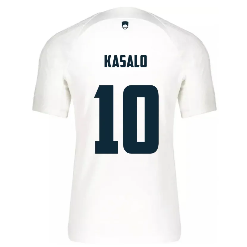 Danxen Damen Slowenien Niko Kasalo #10 Weiß Heimtrikot Trikot 24-26 T-Shirt Schweiz