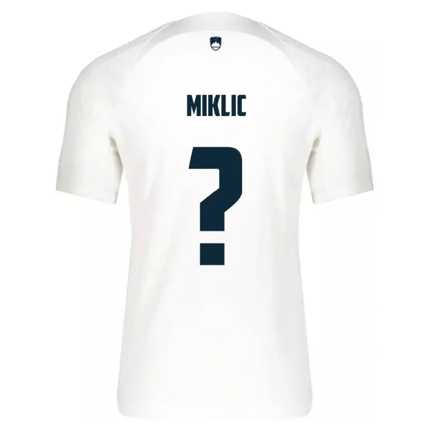 Danxen Damen Slowenien Andraz Miklic #0 Weiß Heimtrikot Trikot 24-26 T-Shirt Schweiz
