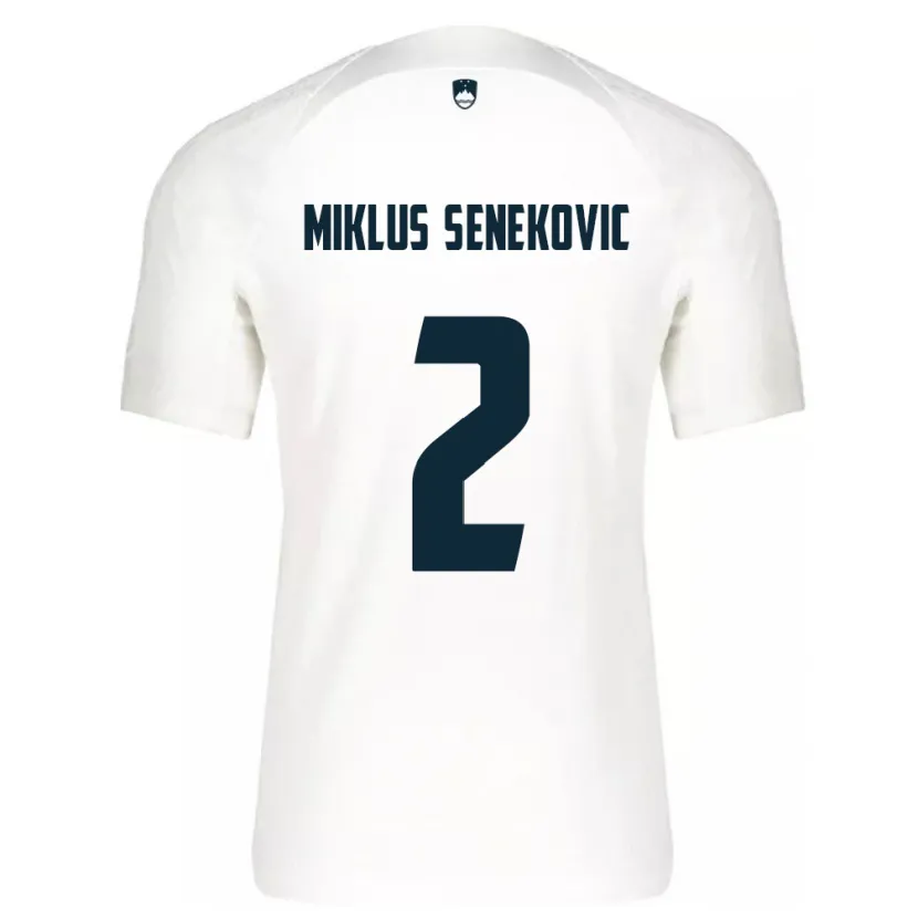 Danxen Damen Slowenien Gal Miklus Senekovic #2 Weiß Heimtrikot Trikot 24-26 T-Shirt Schweiz