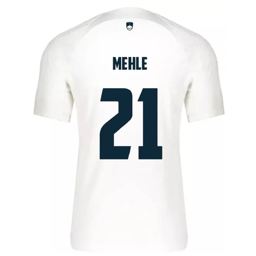 Danxen Damen Slowenien Matej Mehle #21 Weiß Heimtrikot Trikot 24-26 T-Shirt Schweiz
