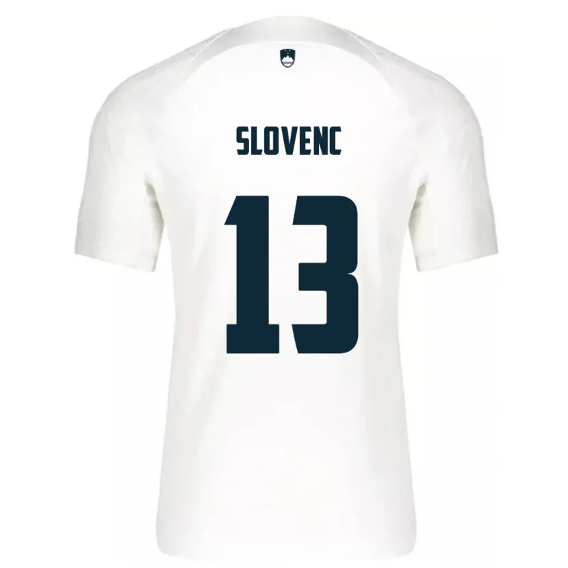 Danxen Damen Slowenien Nejc Slovenc #13 Weiß Heimtrikot Trikot 24-26 T-Shirt Schweiz