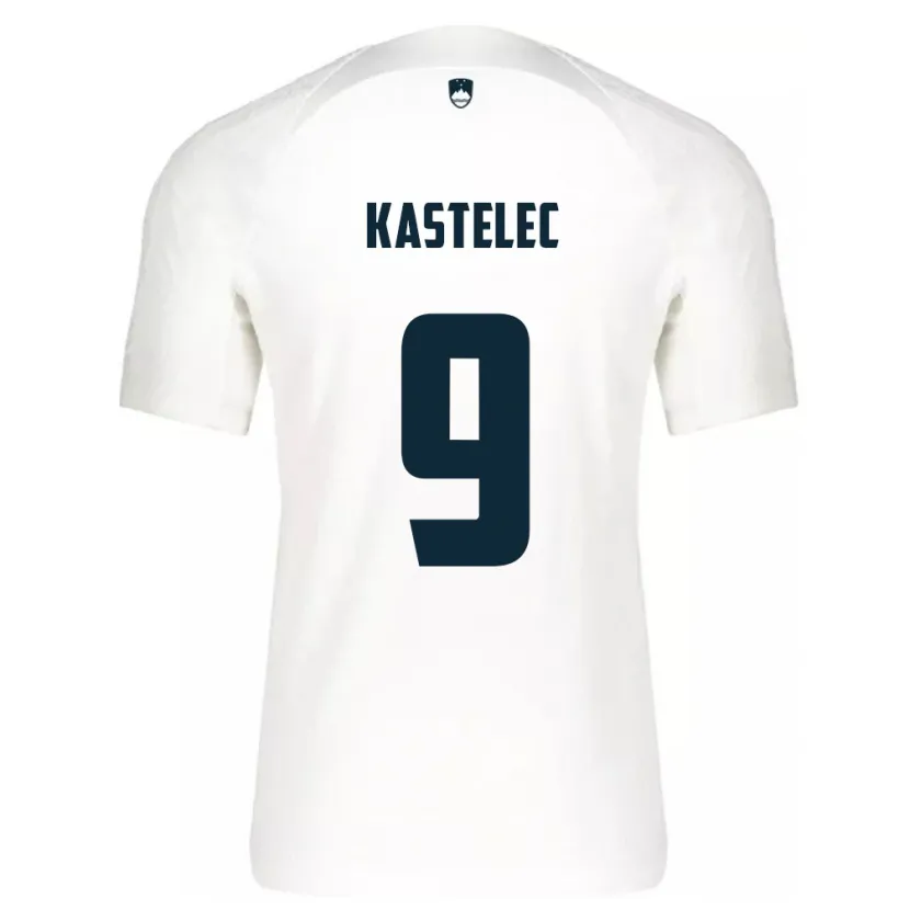 Danxen Damen Slowenien Mirjam Kastelec #9 Weiß Heimtrikot Trikot 24-26 T-Shirt Schweiz