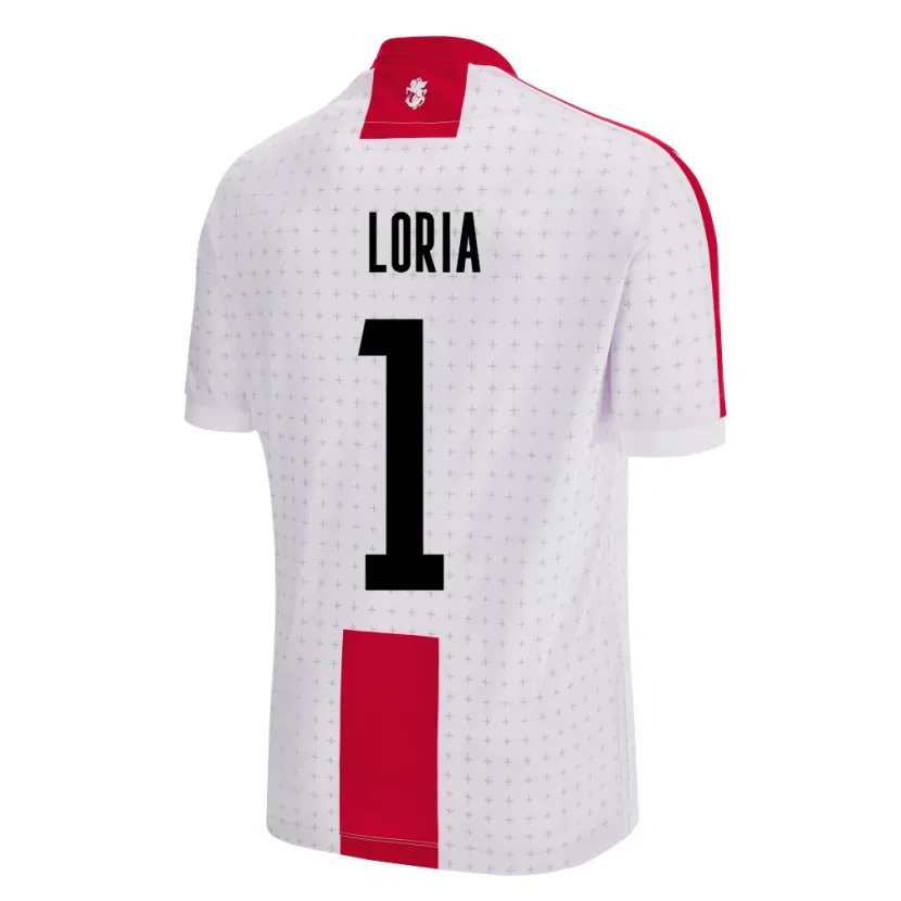 Danxen Damen Georgien Giorgi Loria #1 Weiß Heimtrikot Trikot 24-26 T-Shirt Schweiz