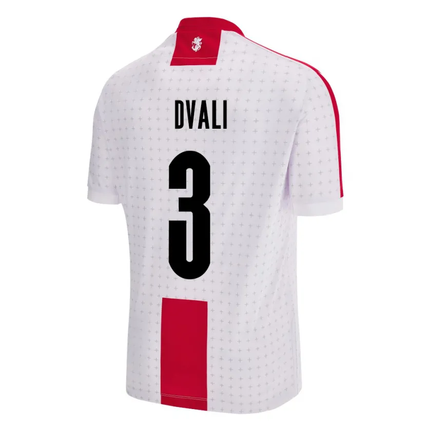 Danxen Damen Georgien Lasha Dvali #3 Weiß Heimtrikot Trikot 24-26 T-Shirt Schweiz
