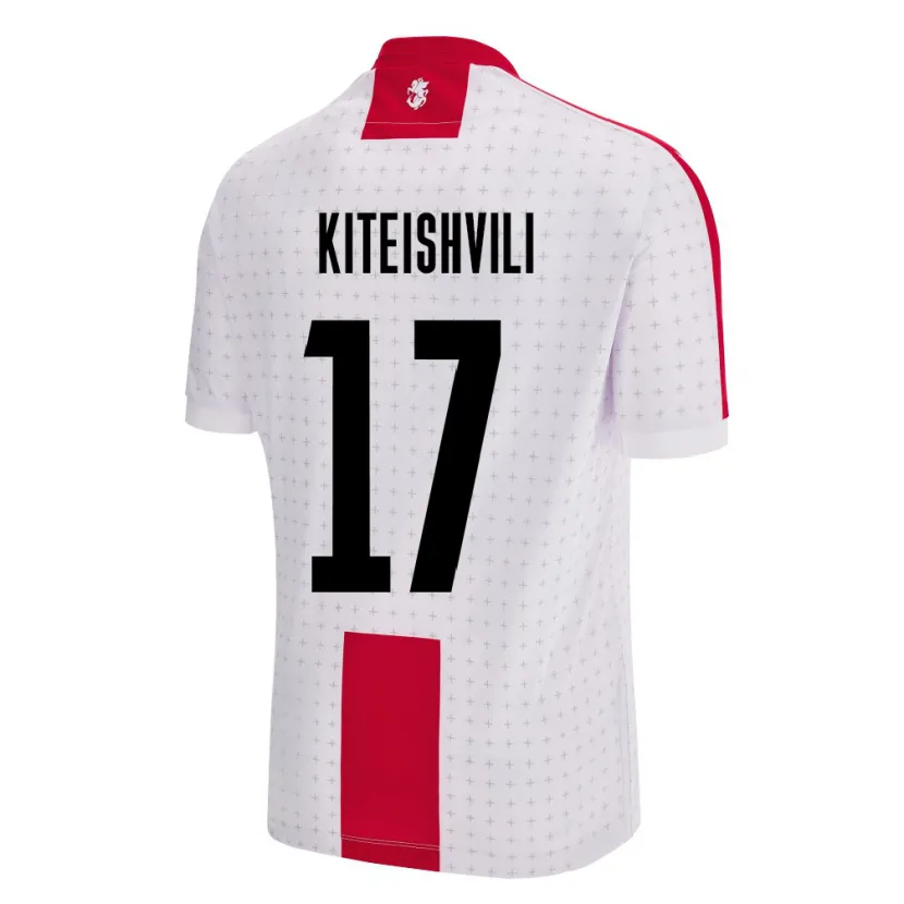 Danxen Damen Georgien Otar Kiteishvili #17 Weiß Heimtrikot Trikot 24-26 T-Shirt Schweiz