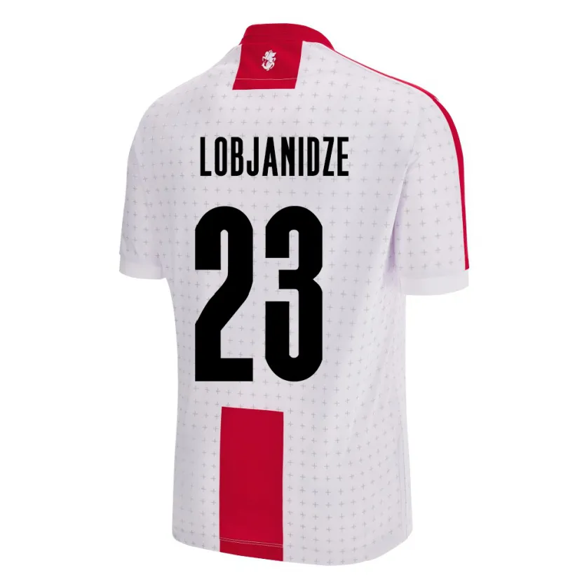 Danxen Damen Georgien Saba Lobjanidze #23 Weiß Heimtrikot Trikot 24-26 T-Shirt Schweiz
