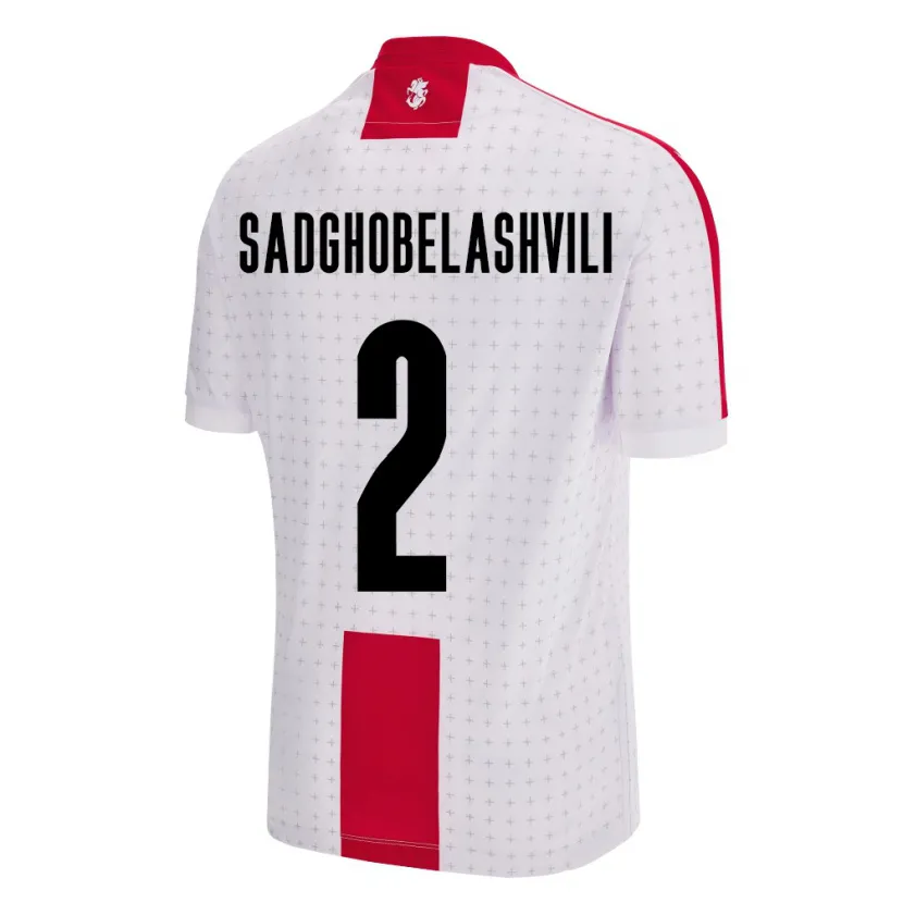 Danxen Damen Georgien Gela Sadghobelashvili #2 Weiß Heimtrikot Trikot 24-26 T-Shirt Schweiz