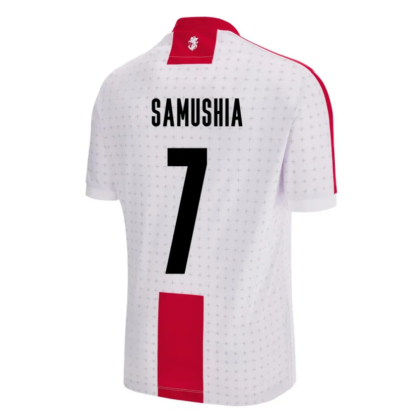 Danxen Damen Georgien Saba Samushia #7 Weiß Heimtrikot Trikot 24-26 T-Shirt Schweiz