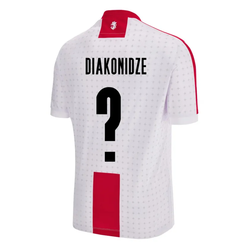 Danxen Damen Georgien Shota Diakonidze #0 Weiß Heimtrikot Trikot 24-26 T-Shirt Schweiz