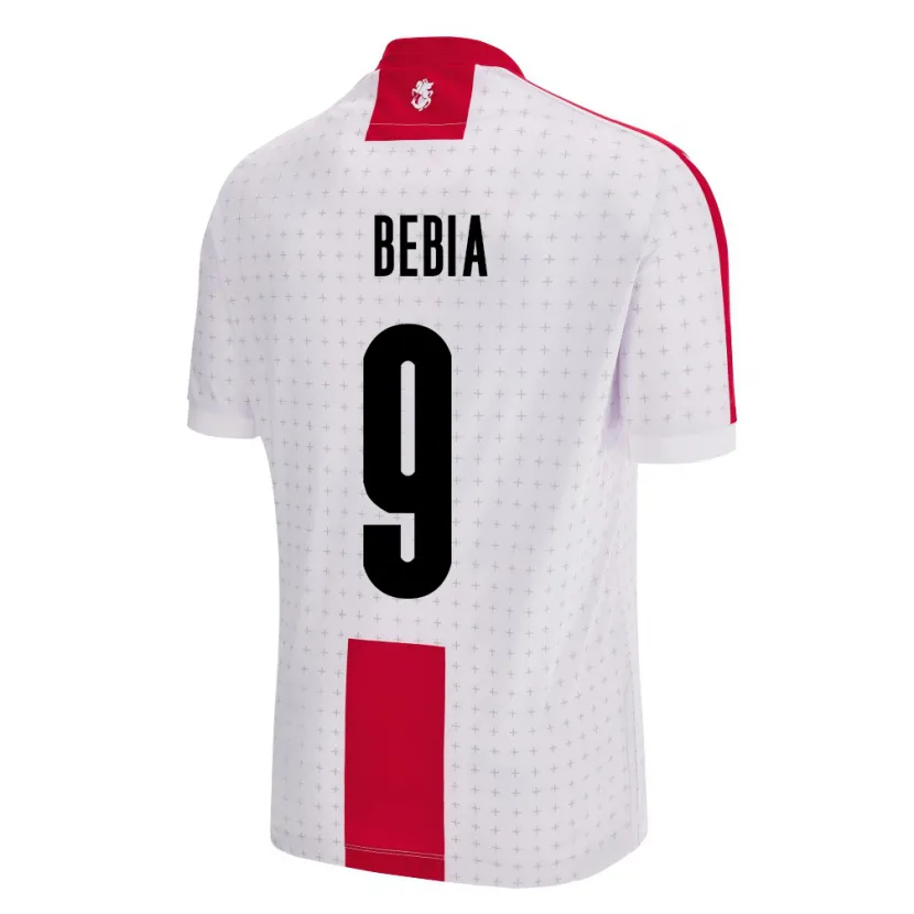 Danxen Damen Georgien Maiko Bebia #9 Weiß Heimtrikot Trikot 24-26 T-Shirt Schweiz