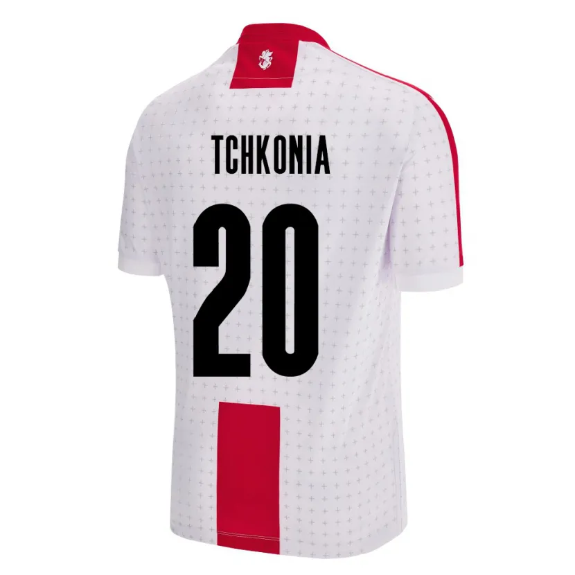 Danxen Damen Georgien Khatia Tchkonia #20 Weiß Heimtrikot Trikot 24-26 T-Shirt Schweiz