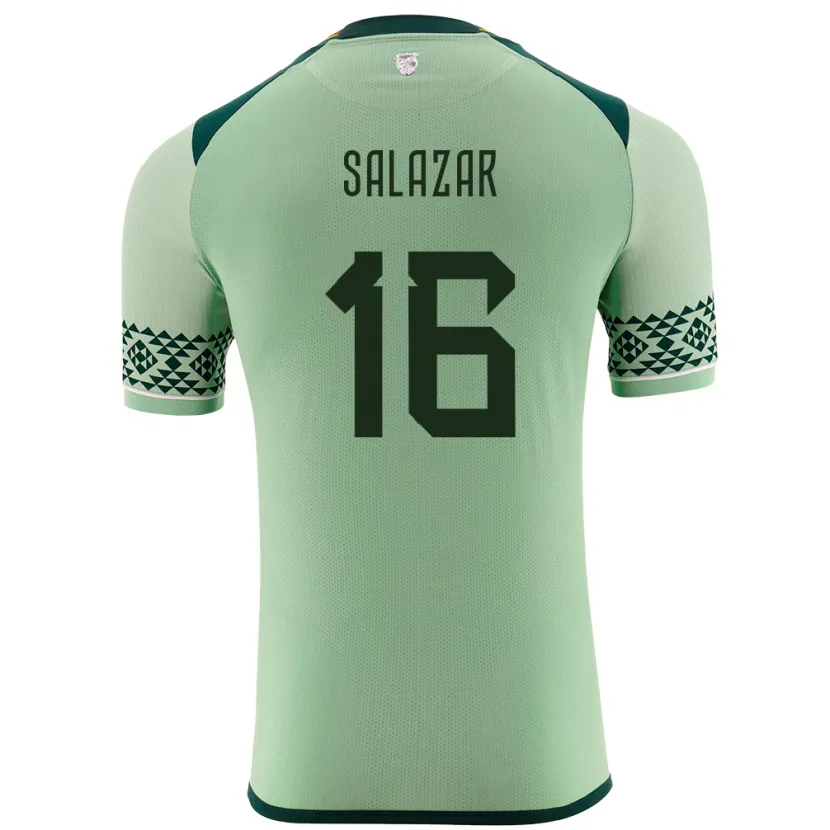 Danxen Damen Bolivien Marco Salazar #16 Hellgrün Heimtrikot Trikot 24-26 T-Shirt Schweiz