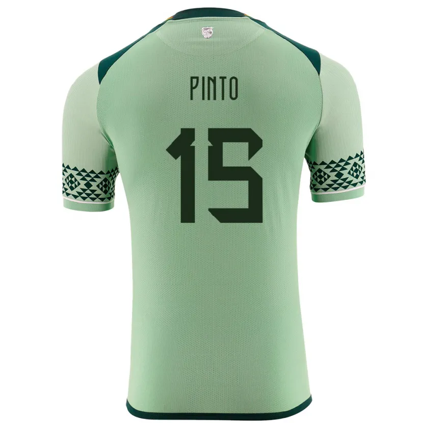 Danxen Damen Bolivien Ariel Pinto #15 Hellgrün Heimtrikot Trikot 24-26 T-Shirt Schweiz