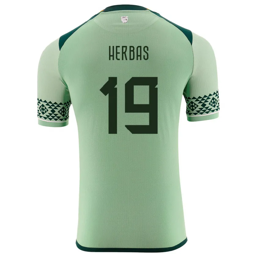 Danxen Damen Bolivien Alan Herbas #19 Hellgrün Heimtrikot Trikot 24-26 T-Shirt Schweiz