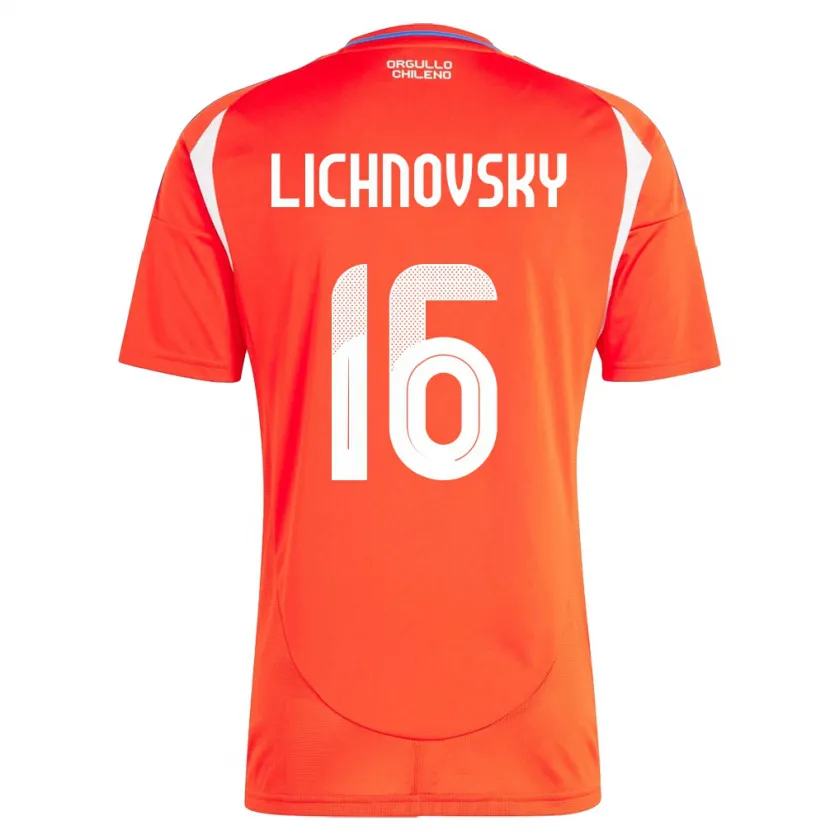 Danxen Damen Chile Igor Lichnovsky #16 Rot Heimtrikot Trikot 24-26 T-Shirt Schweiz