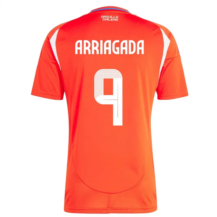 Danxen Damen Chile Luciano Arriagada #9 Rot Heimtrikot Trikot 24-26 T-Shirt Schweiz