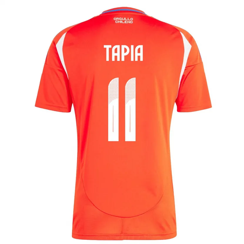 Danxen Damen Chile Gonzalo Tapia #11 Rot Heimtrikot Trikot 24-26 T-Shirt Schweiz